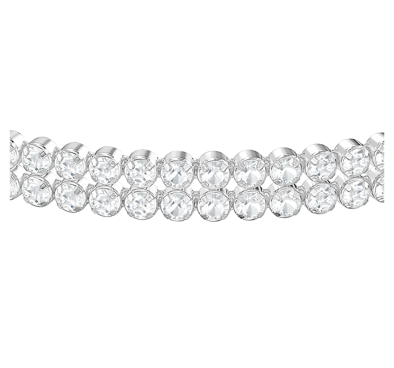 Silver Double Strand Tennis bracelet