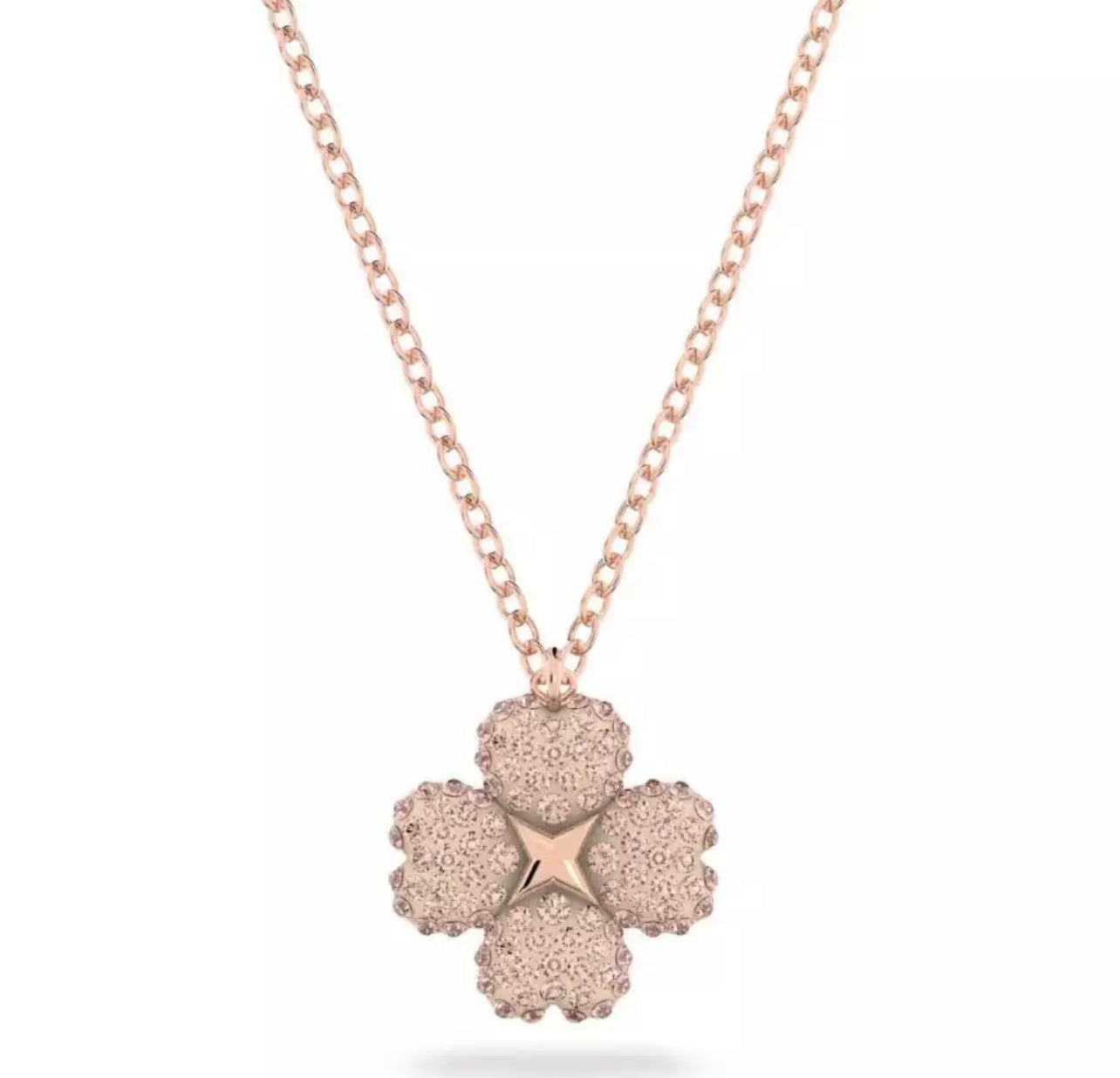 Rose Gold Jet’aime Pendant (rose/white reversible)