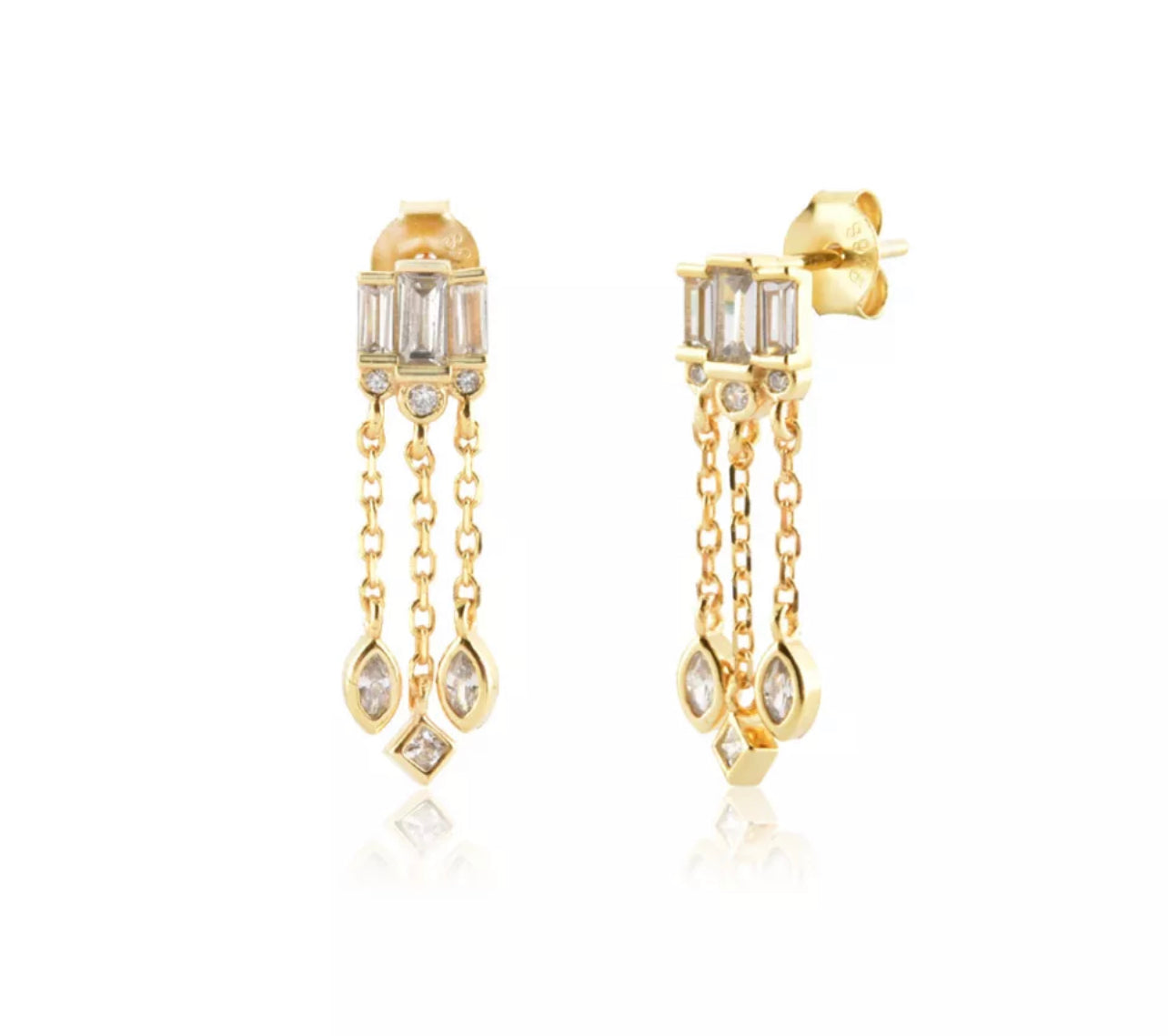 Elana Baguette Earring