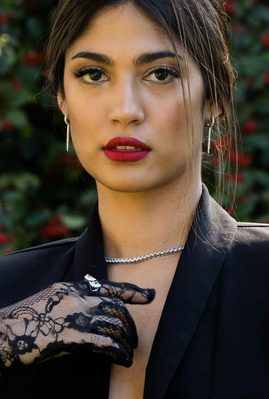 Mishkah Invisilink Tennis Necklace 4mm