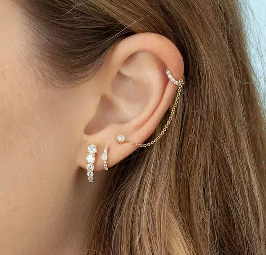 Gold Benassi Earring