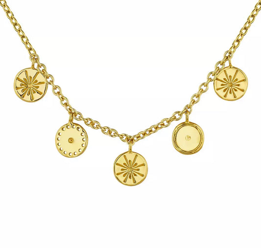 Sun Goddess Charm Necklace
