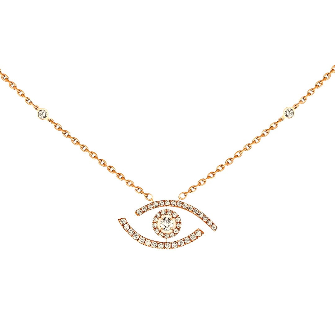 Rose Eye Of Lustre Necklace
