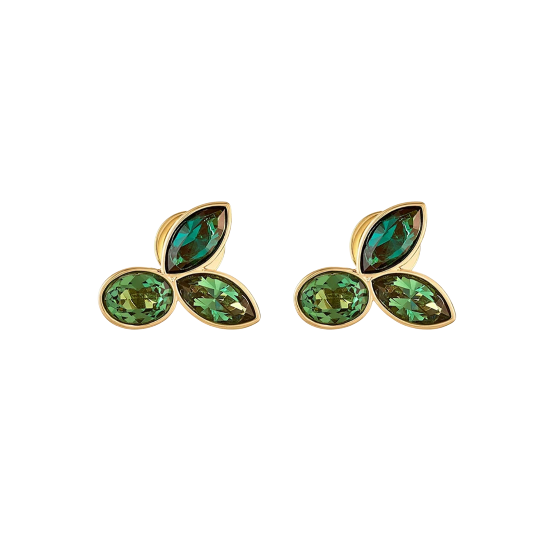 Forest Jade Stud Earring