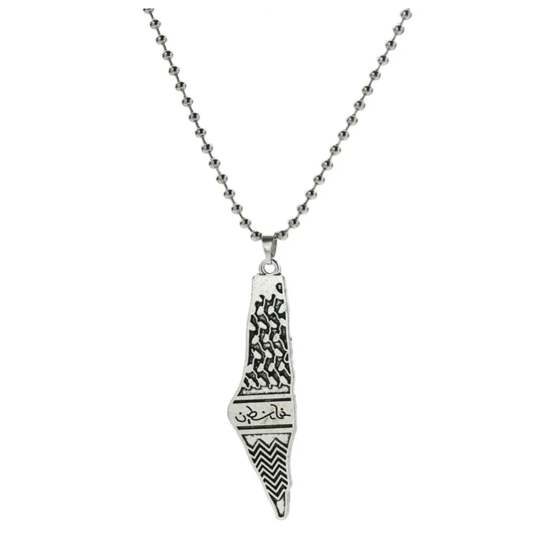 Mens Palestine Justice Necklace (58cm)