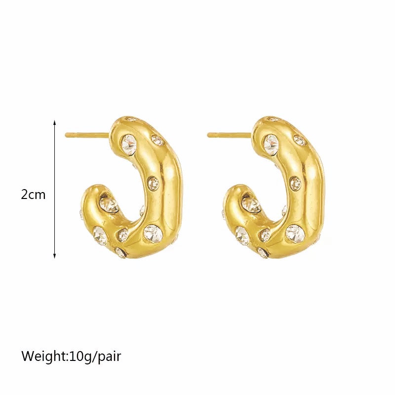Gold Noku Earring