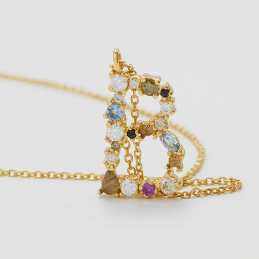 Gold Affirmation Necklace (A-Z)