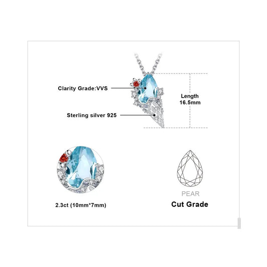 Topaz Ice Cream Necklace