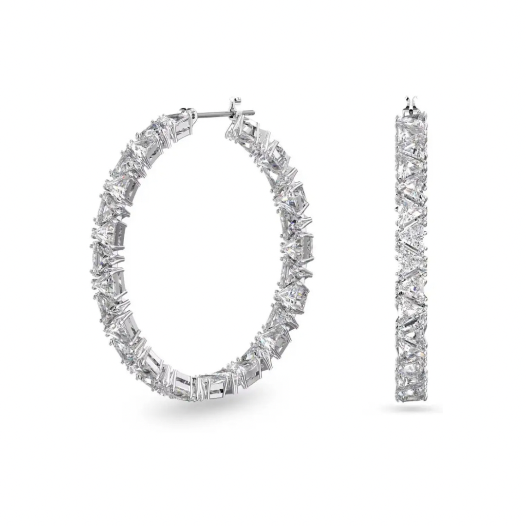 Glamour Triangular Hoop Earring