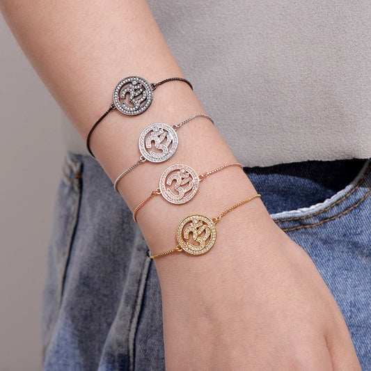 Rose Gold Weekender Aum Bracelet