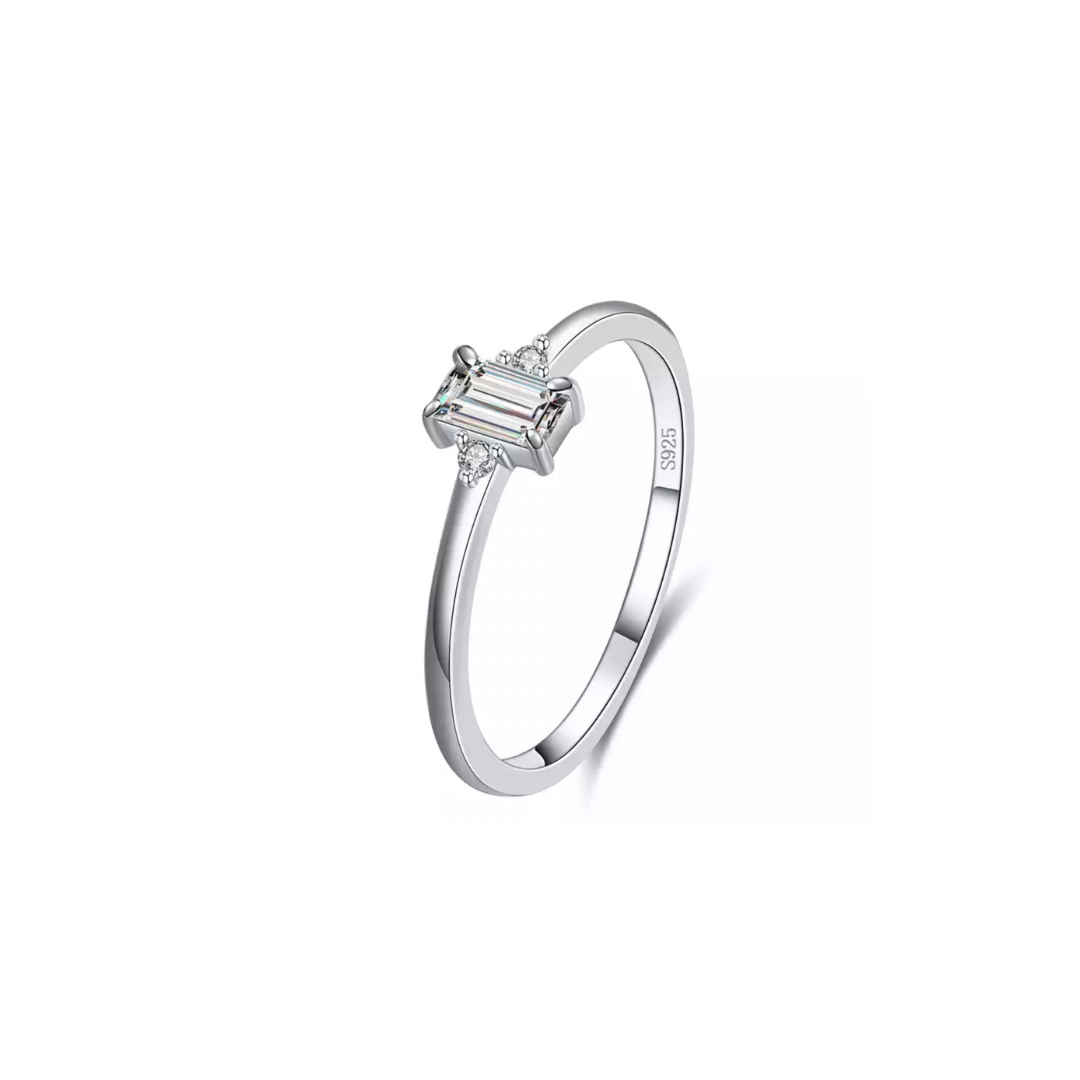 Silver Sicily Stack Ring