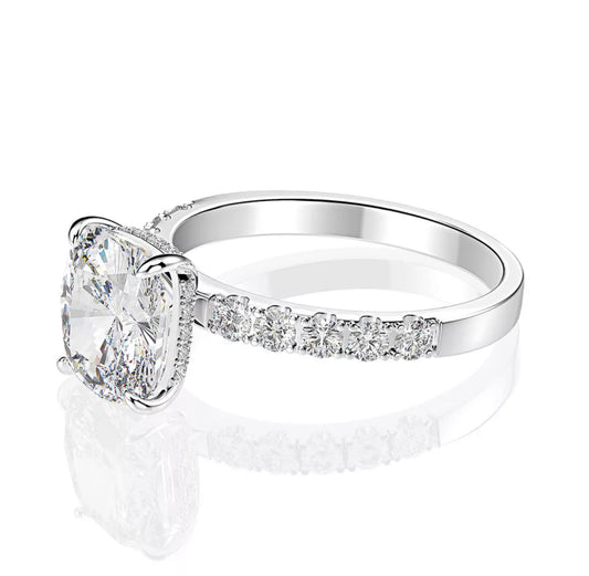 Farah Elongated Cushion Ring