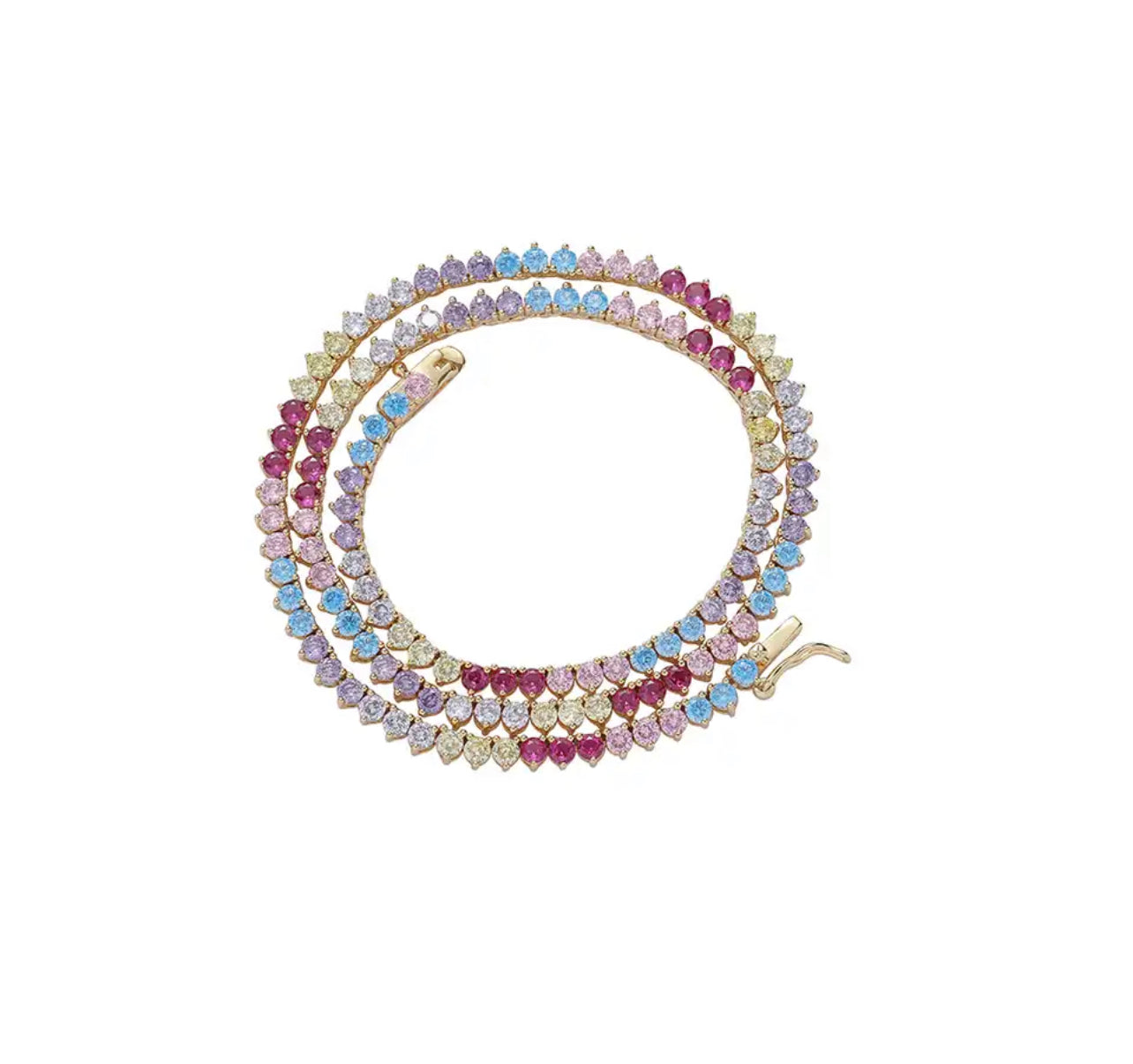 Sweet Candy Tennis Necklace