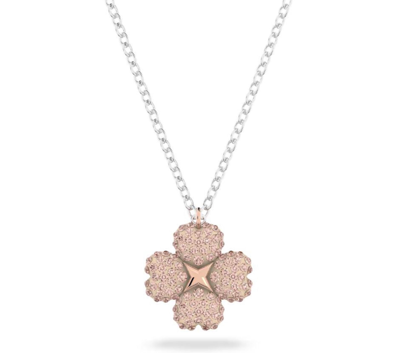 Silver Jet’aime Pendant (rose/white reversible)