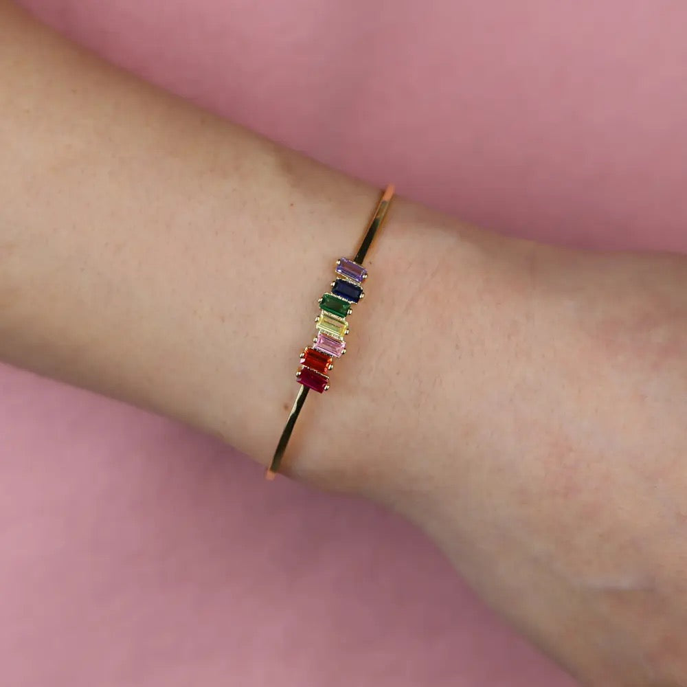 Gold Candy Baguette Weekender Cuff