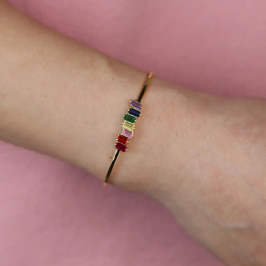 Gold Candy Baguette Weekender Cuff