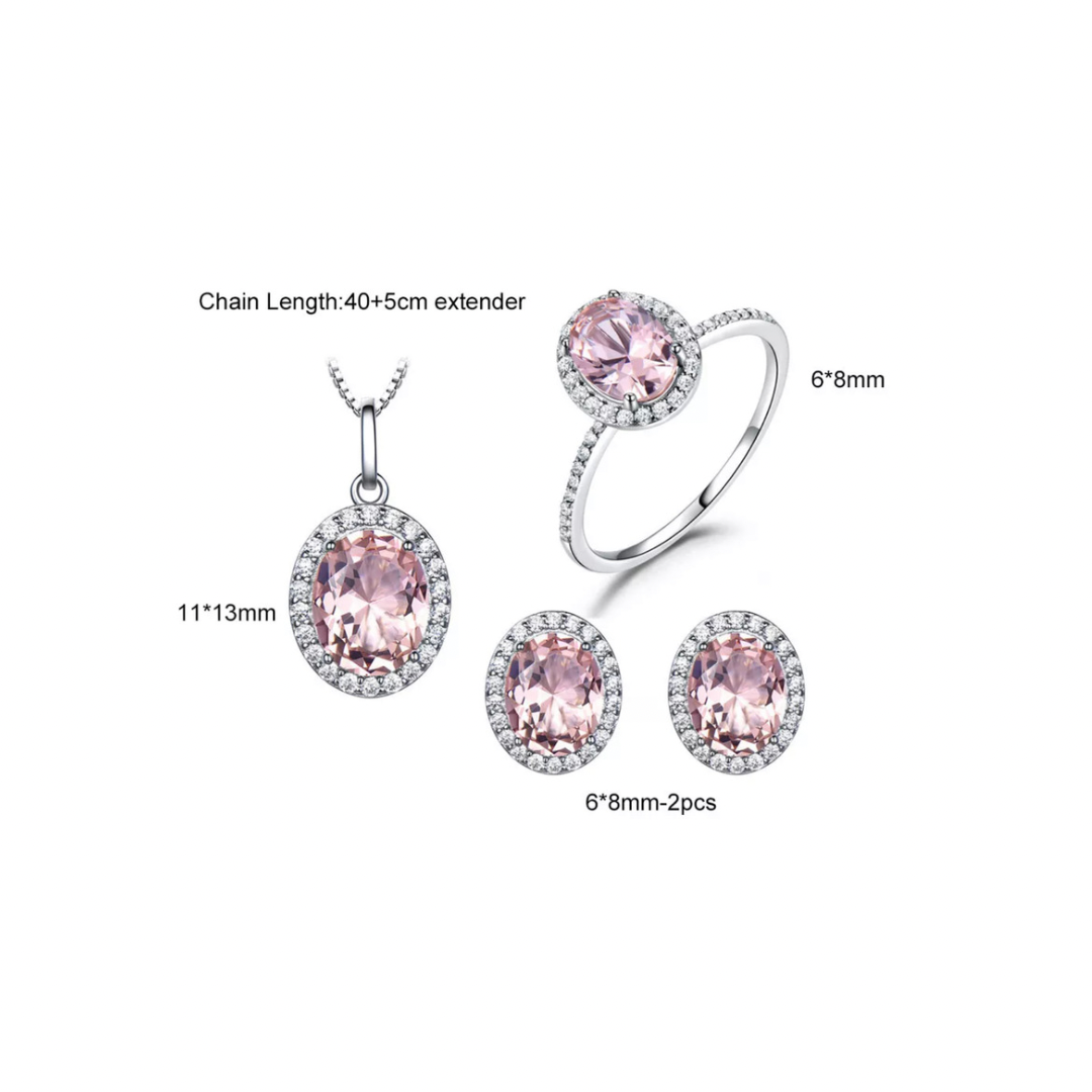 Pink Oval Halo Candy Set