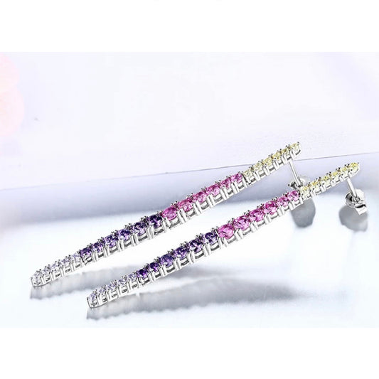 Candy Tennis Drop Earring