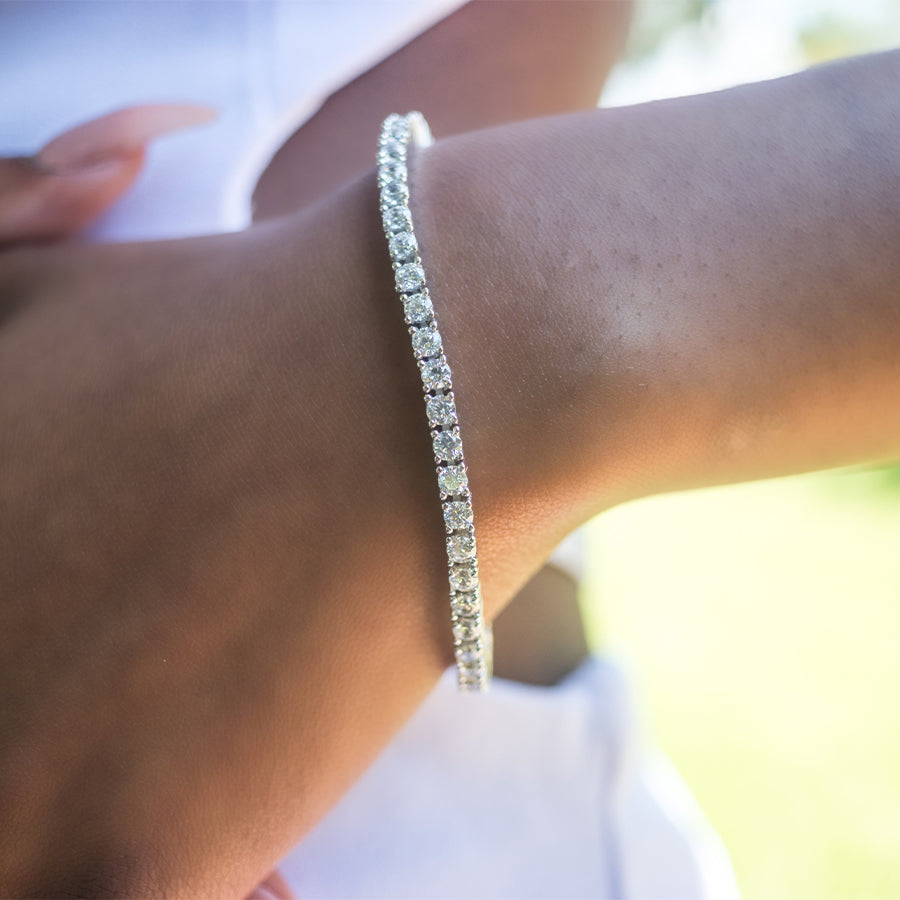 Cubic Zirconia Tennis Bracelet