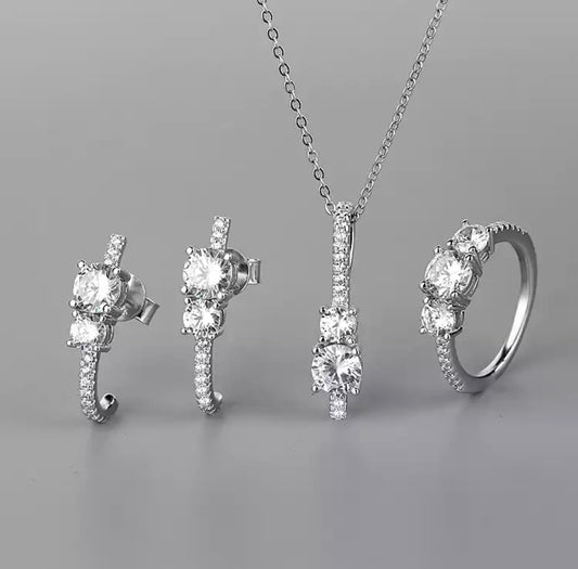 White Topaz Brilliant Set