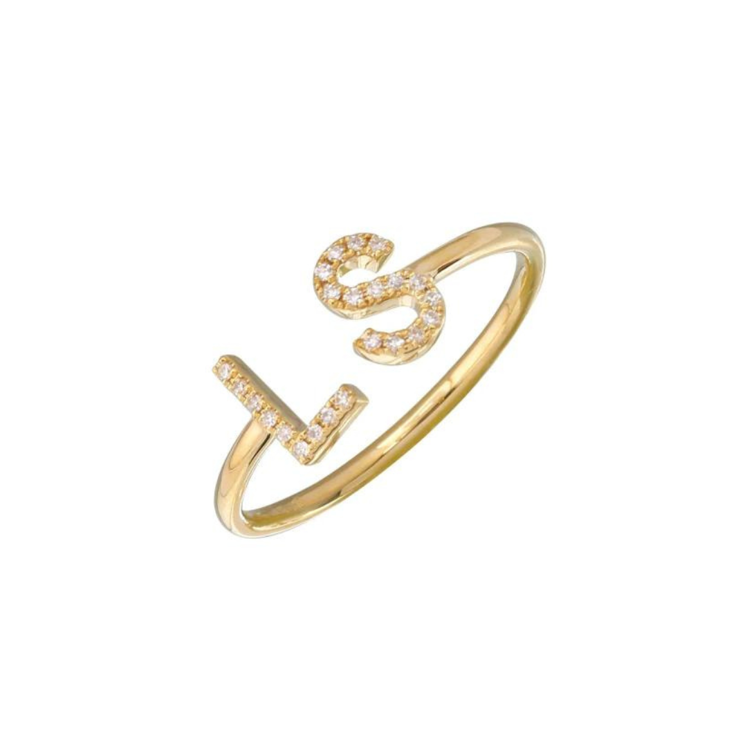 Baby Personalised Initial Cuff (Rose, Gold, Silver) 35-40mm