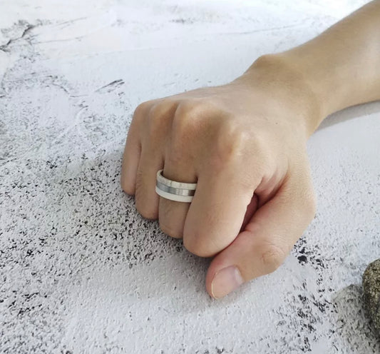 Porcelain Men’s Ring