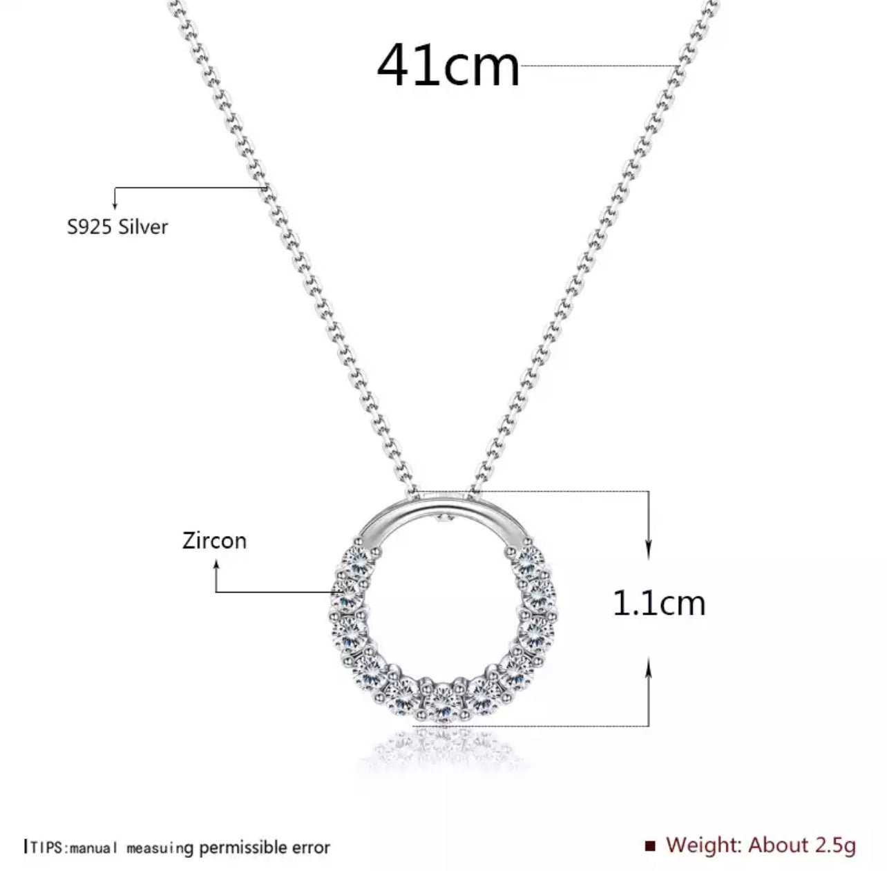 Deconstructed Circle of Life Necklace