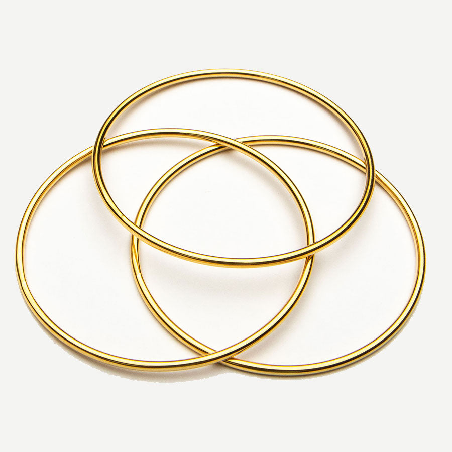 Domed Midas Gold Bangle