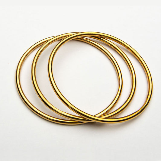 Domed Midas Gold Bangle