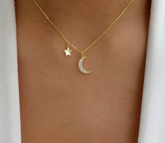Gold Moonshine Necklace