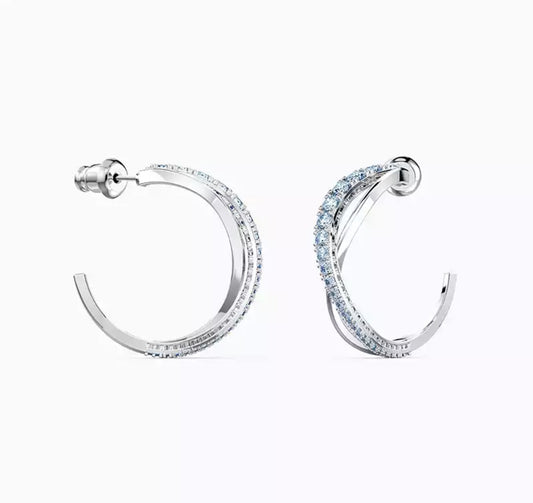 Blue Light Hoop Earring