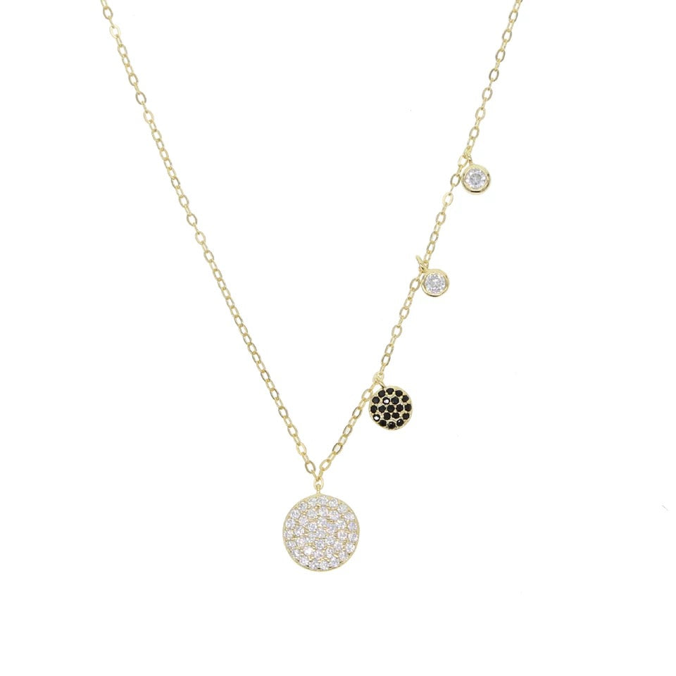 Gold River Pave Necklace