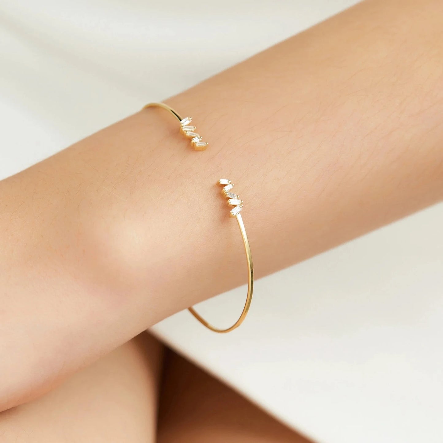 Gold JetSetter Baguette Cuff