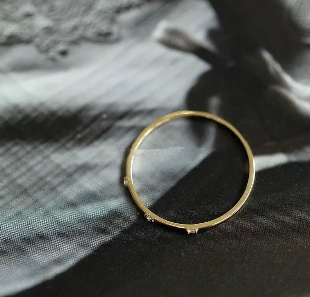 Gold Simplicity Stack Ring