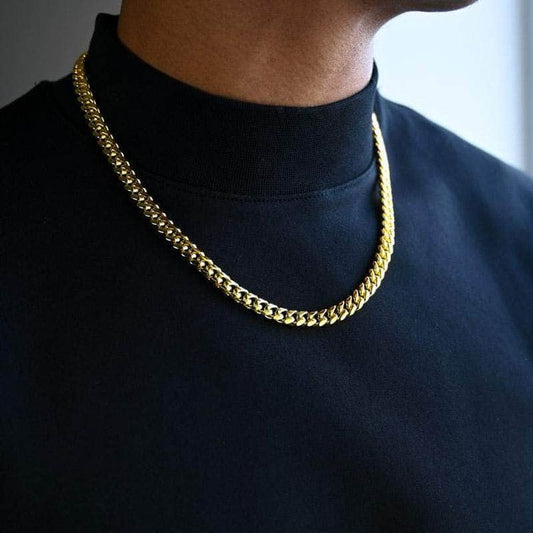 Mens Gold Cuban Link Chain