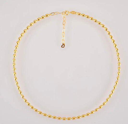 Gold Oval Bead Set