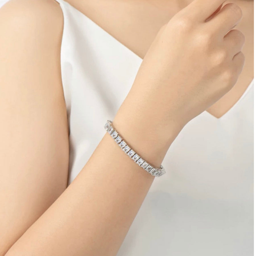 Emerald Cut Tennis Bracelet