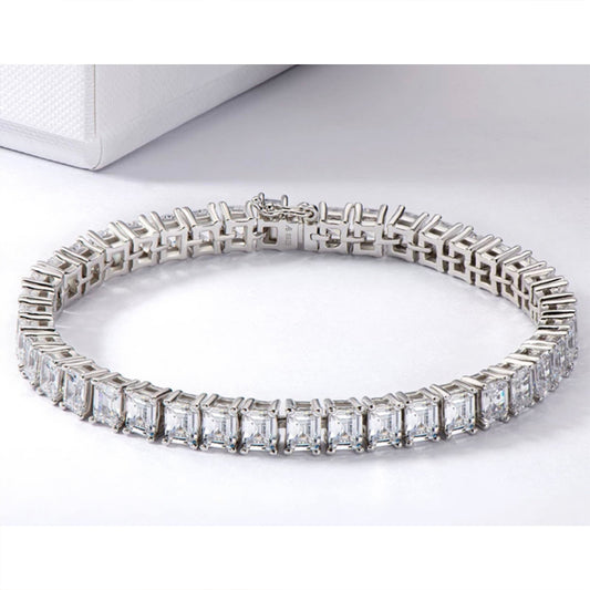 Emerald Cut Tennis Bracelet
