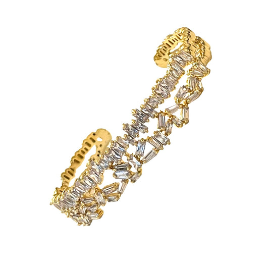Gold Lavazza Cuff Bangle