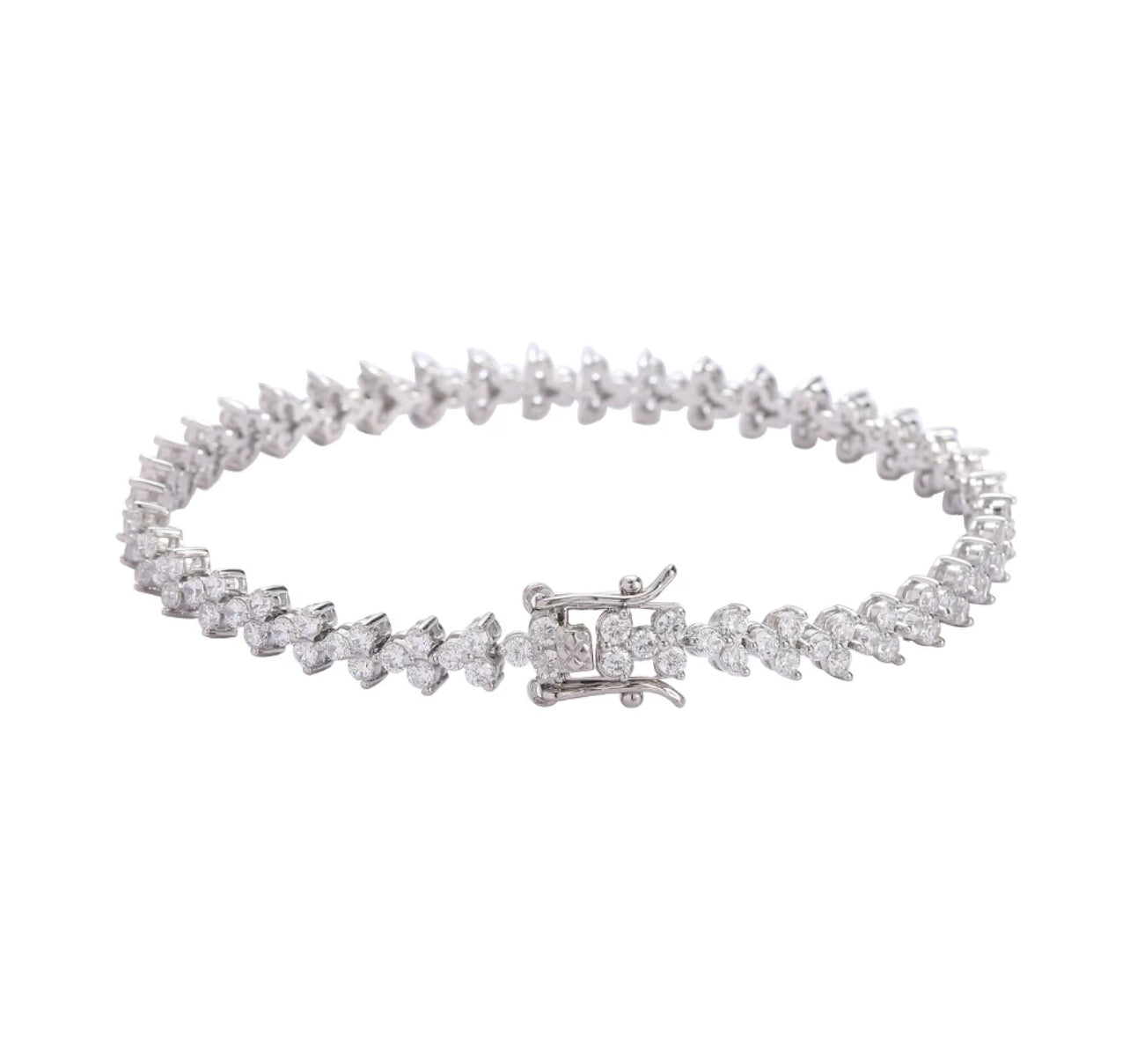 Silver Ayarah Tennis Bracelet