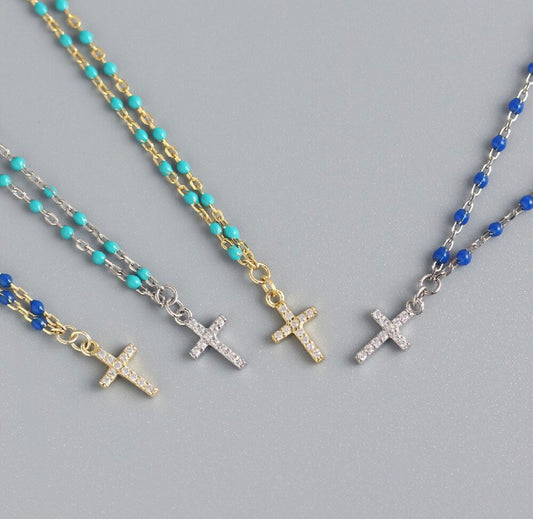 Rosanaah Cross Necklace