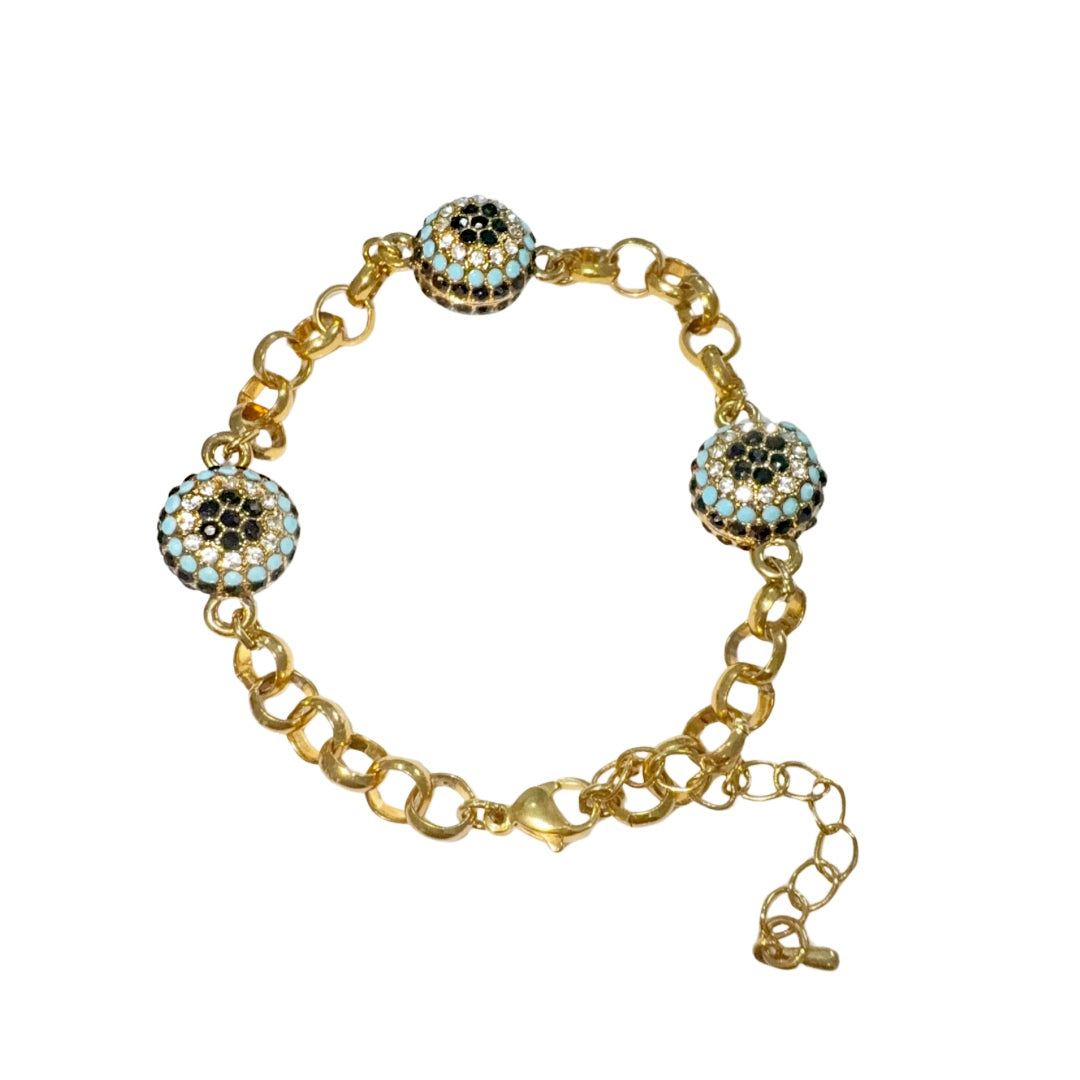 Gold Istanbul Dreams Evil Eye Bracelet