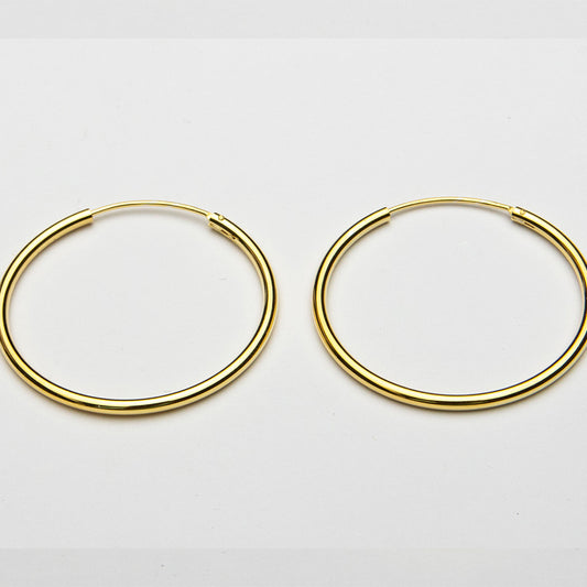 Gold Tube Earring