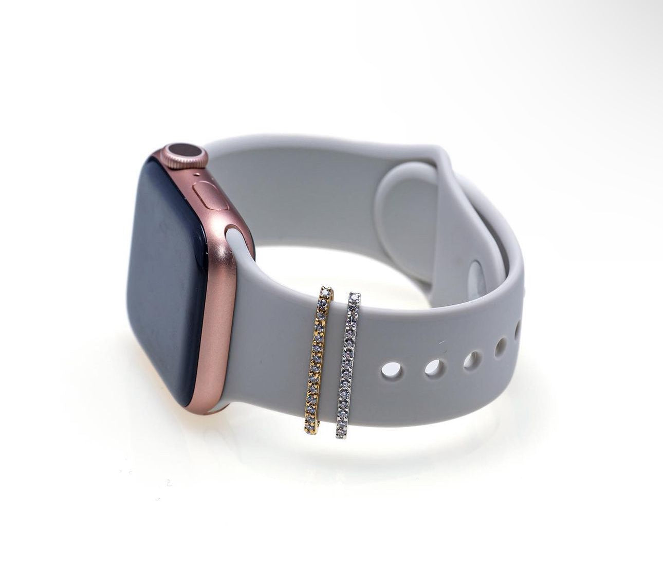 Tennis Pave NSCD Watch Slider Clip (Gold, Silver, Rose)