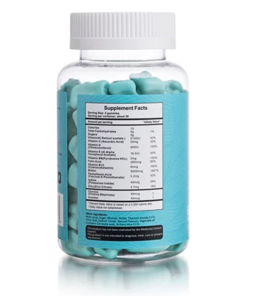 NeoVita Luscious Hair Blueberry Gummies