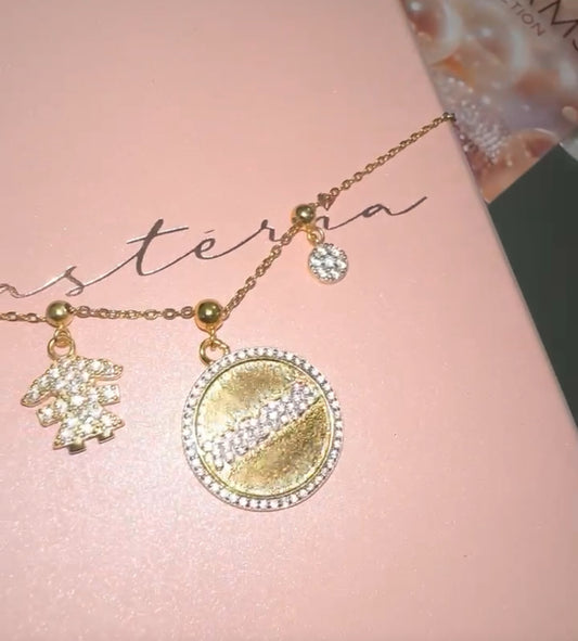 Elite Series Gold Mama NSCD Pave Charm (925, Vermeil Heavyweight)