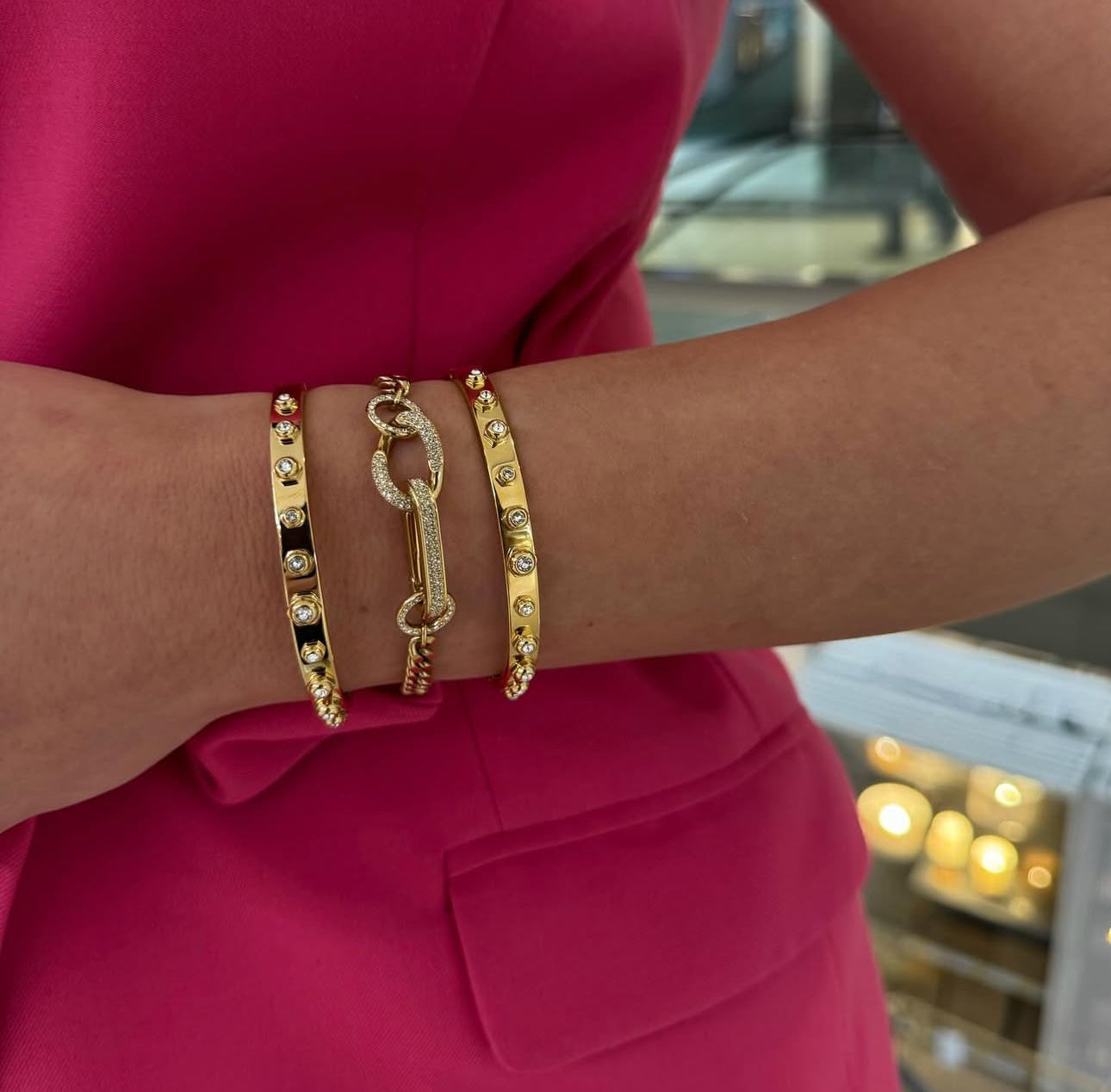 Gold Marquez Bracelet (Mix Metal)