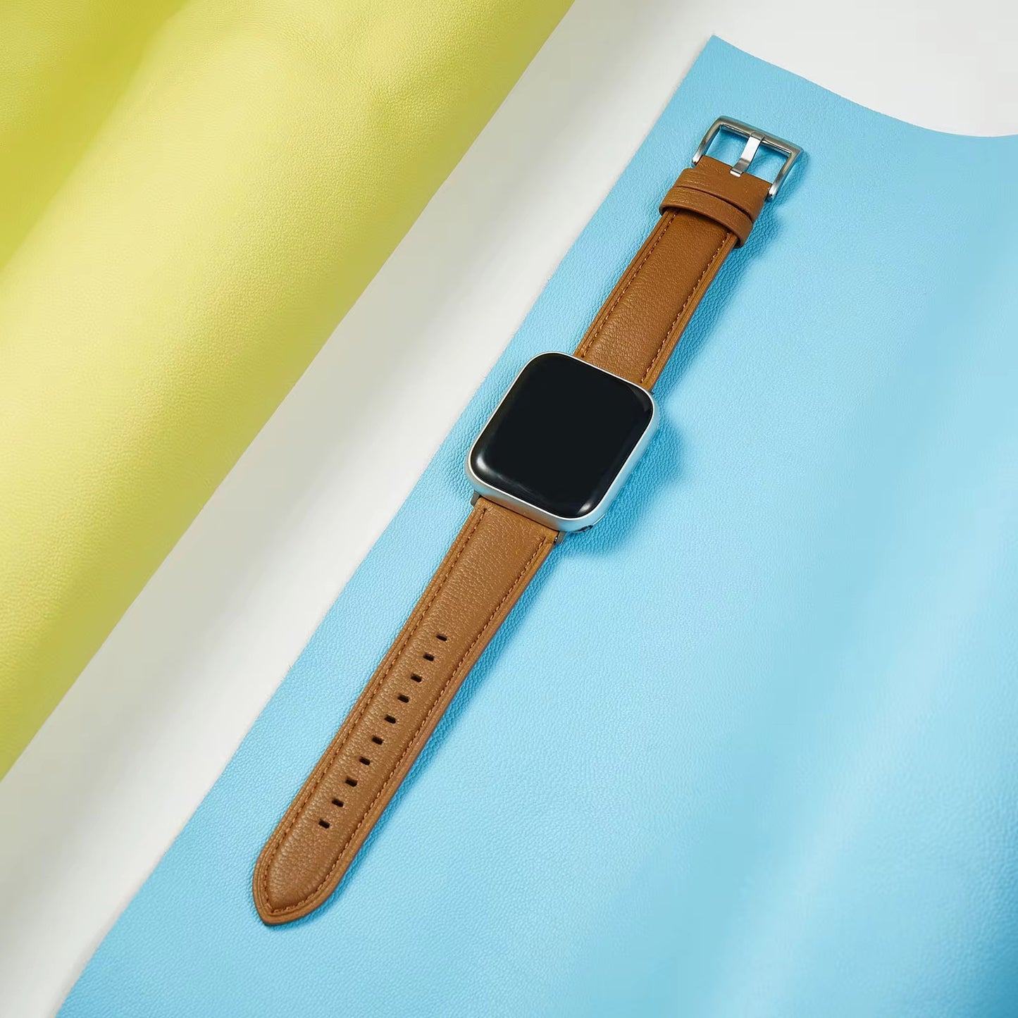 Tan Goatskin Leather Apple Watchstrap (38/40/41mm)