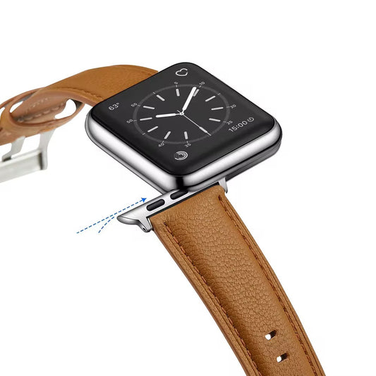 Tan Goatskin Leather Apple Watchstrap (38/40/41mm)