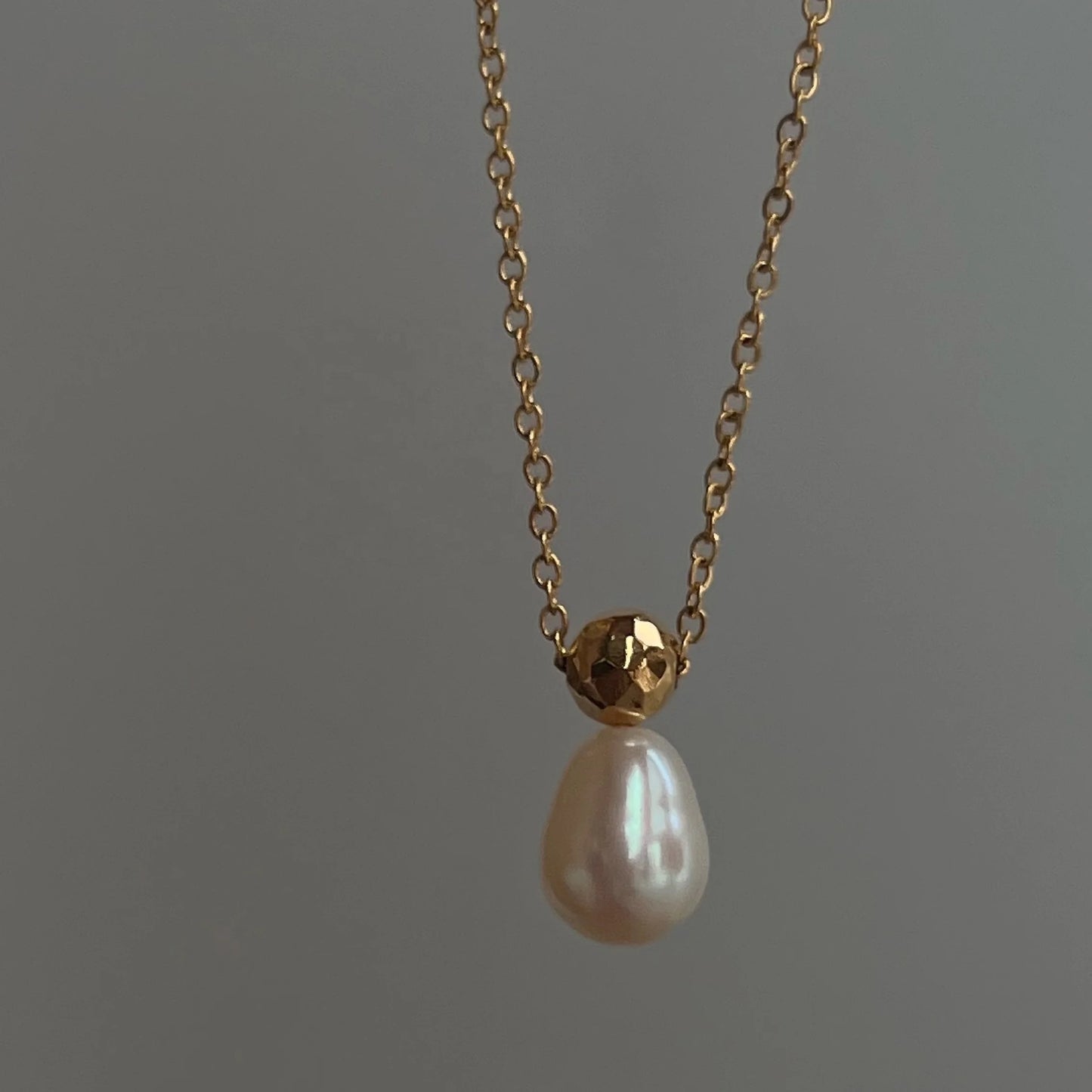 Gold Shelley Anne Pearl Necklace Set